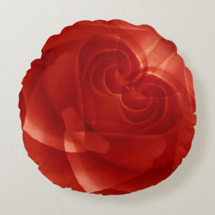 USA, Colorado, Lafayette. Red rose montage Round Cushion