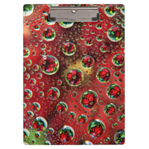 USA, Colorado, Lafayette. Water bubbles on glass 3 Clipboard