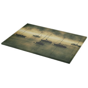 USA, Colorado, Lake Dillon.  The early morning Cutting Board