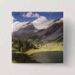USA, Colorado, Lake Geneva 2 15 Cm Square Badge