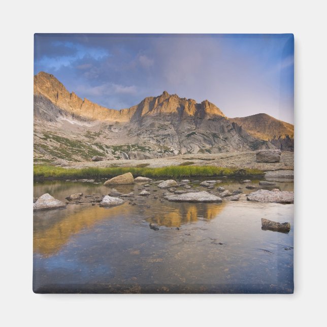 USA, Colorado, Rocky Mountain NP.  Storm clouds Magnet (Front)