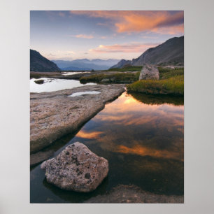USA, Colorado, Rocky Mountain NP.  Sunrise in Poster