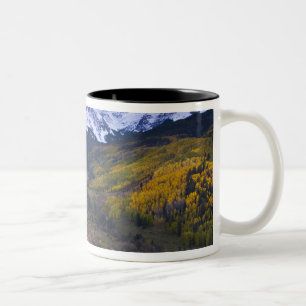 USA, Colorado, Rocky Mountains, San Juan Two-Tone Coffee Mug