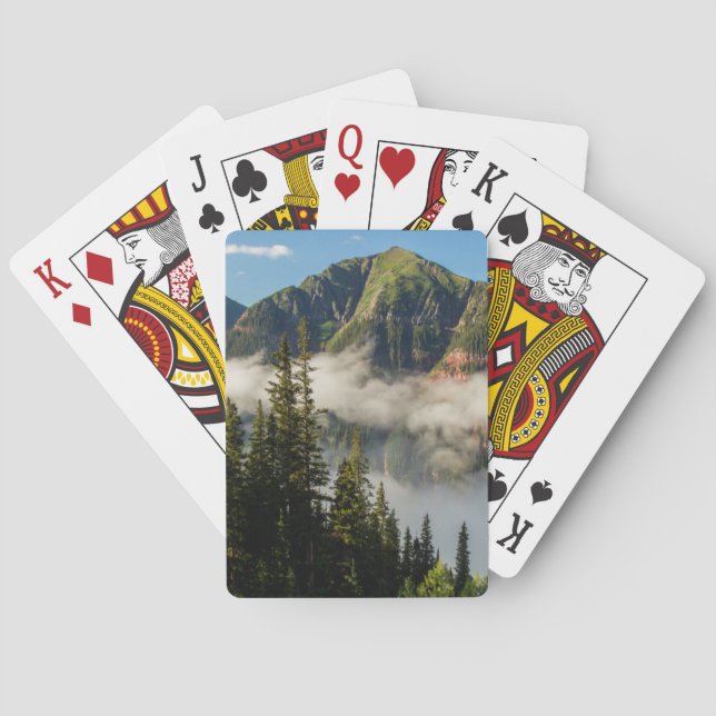 USA, Colorado, San Juan Mountains. Clearing Playing Cards (Back)