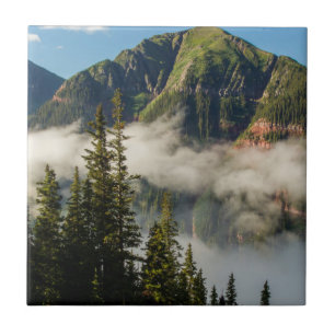 USA, Colorado, San Juan Mountains. Clearing Tile