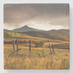 USA, Colorado, San Juan Mountains Stone Coaster