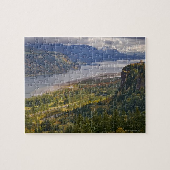 USA, Columbia River Gorge Jigsaw Puzzle (Horizontal)