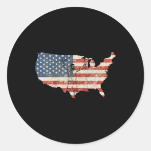 Usa Cricket America Cricket In Usa Fans  Classic Round Sticker