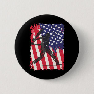 Usa Cricket Jersey America Cricket 1 6 Cm Round Badge