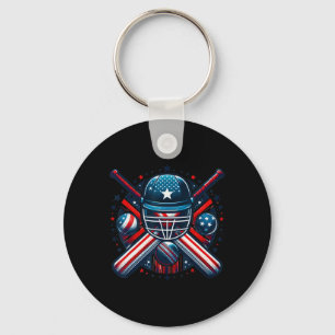 Usa Cricket Jersey America Usa Jersey America Flag Key Ring