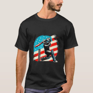 Usa Cricket Jersey Usa Cricket Team Lover Supporte T-Shirt