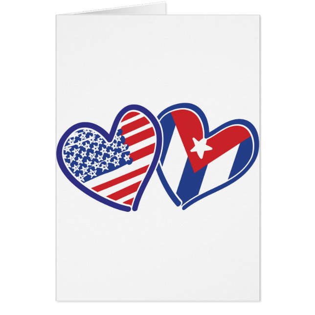 USA Cuba Love Hearts (Front)