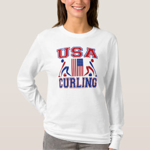 USA Curling T-Shirt