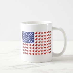 USA Dachshund Coffee Mug
