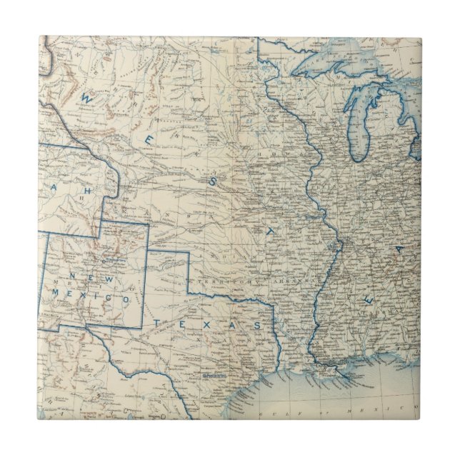 USA Dec 1860 Ceramic Tile (Front)