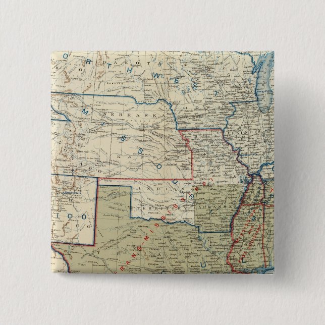 USA Dec 1863 15 Cm Square Badge (Front)