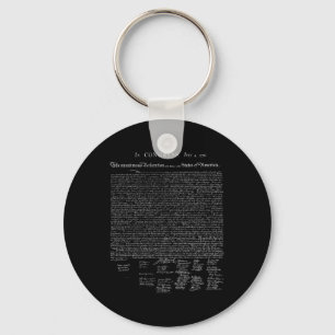 Usa Declaration Of Independence American Key Ring