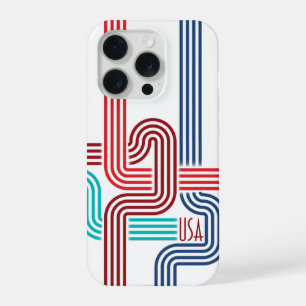 USA Deco Stripes - America's 250th Anniversary iPhone 15 Pro Case