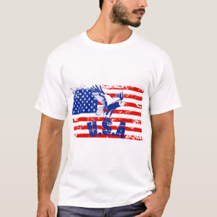 usa distressed bald eagle T-Shirt