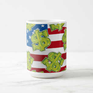 USA Dollar Coffee Mug
