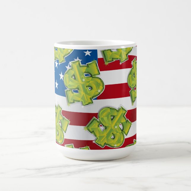 USA Dollar Coffee Mug (Center)