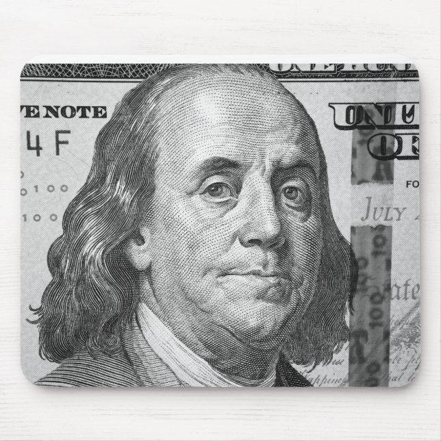 USA dollars Mouse Pad (Front)