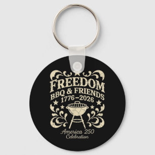 Usa Dom Bbq And Friends 1776-2026 - 250th Key Ring