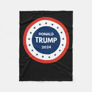Usa Donald Trump 2024 Fleece Blanket