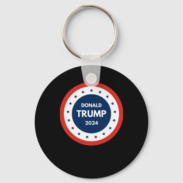Usa Donald Trump 2024  Key Ring (Front)