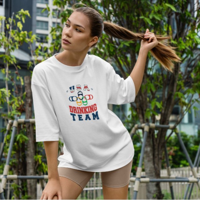 Usa Drinking Team T-Shirt (Creator Uploaded)
