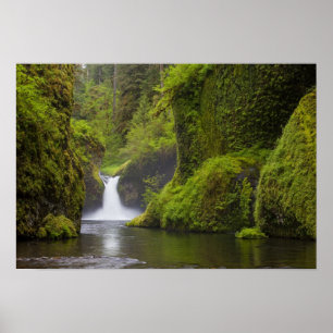 USA, Eagle Creek, Columbia Gorge, Oregon. 3 Poster