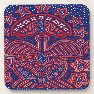 USA Eagle Democratic Patriot Coaster