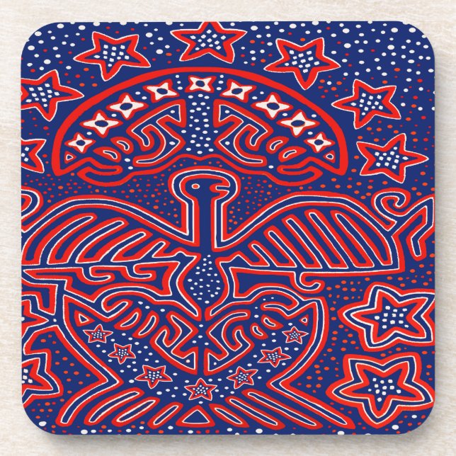 USA Eagle Democratic Patriot Coaster (Front)