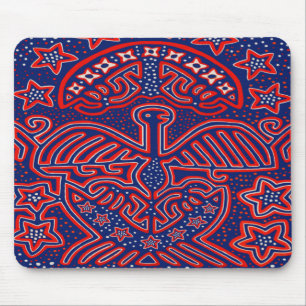 USA Eagle Democratic Patriot Mouse Pad
