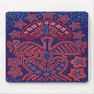 USA Eagle Democratic Patriot Mouse Pad