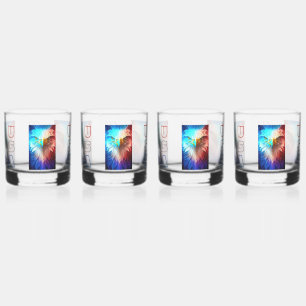 USA Eagle Glasses Drinkware Set