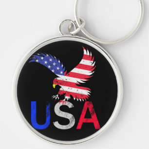 USA Eagle Key Ring