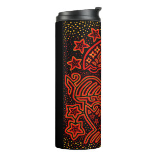 USA EAGLE PATRIOT - FIGHT FOR DEMOCRACY! THERMAL TUMBLER