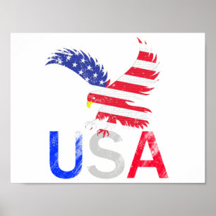 USA Eagle Poster