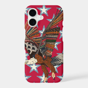 USA eagle red