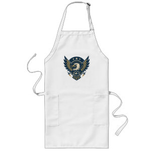 USA Eagle Shield — Vintage Flag Crest Long Apron
