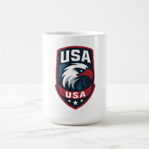 USA Eagle Sports Crest Coffee Mug