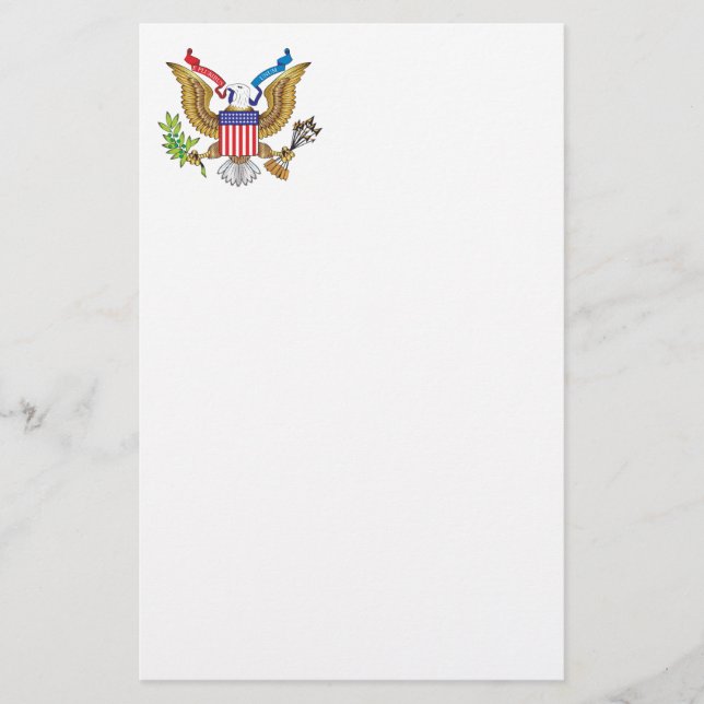 USA eagle Stationery (Front)