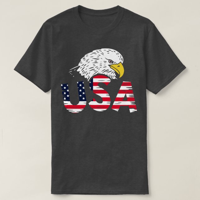 USA Eagle T-Shirt (Design Front)