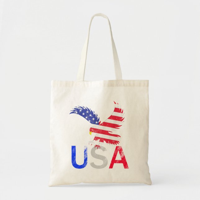 USA Eagle Tote Bag (Front)