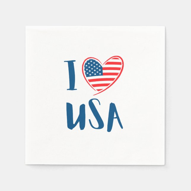 USA Elections Party Collection! Napkin (Front)