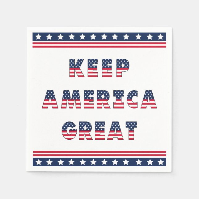 USA Elections Party Collection! Napkin (Front)
