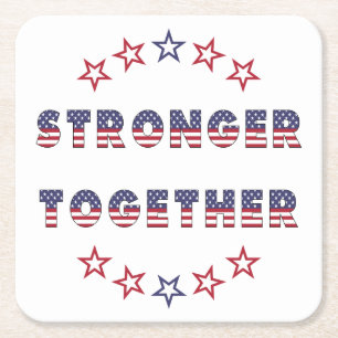 USA Elections Party Collection! Square Paper Coaster
