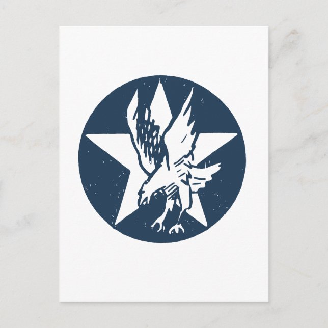 USA Fighting Squadron Insignia Postcard (Front)