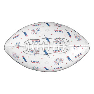 USA Firecrackers and Fireworks Football